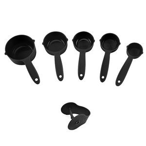 10 In 1 Plastic Measuring Cup Set With Volume Mark And Round Buckle 9