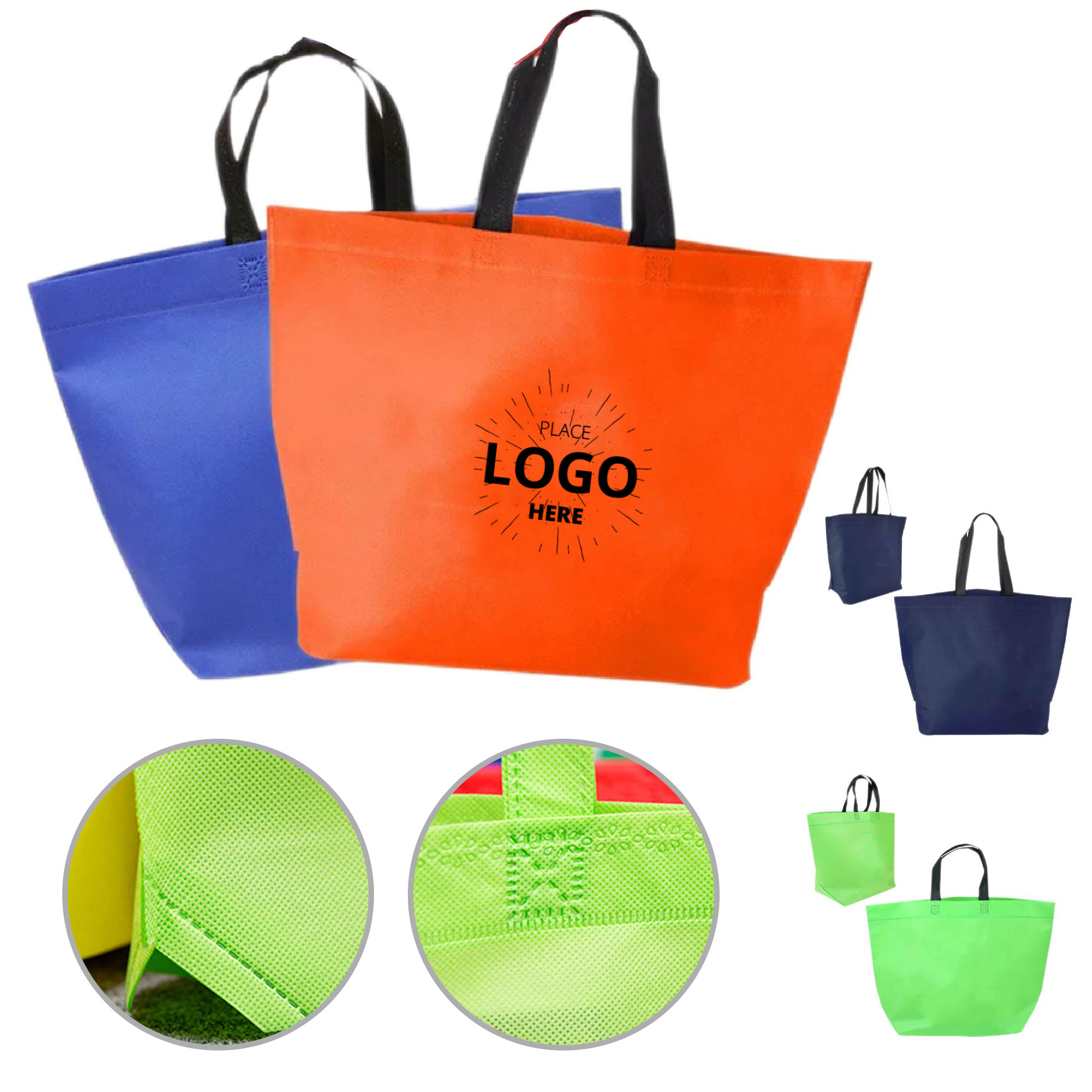 Two-Tone Non-Woven Tote Bag 2