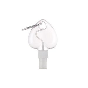 50ml Heart Dispenser Bottle With Carabiner 13
