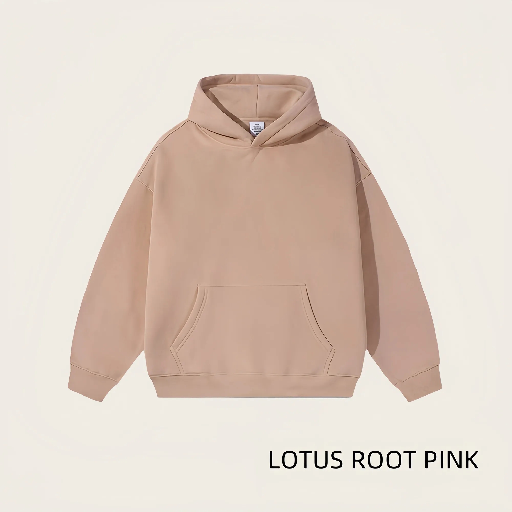 Unisex Cotton Fleece Hoodie, Minimalist Casual Comfort Wear 18