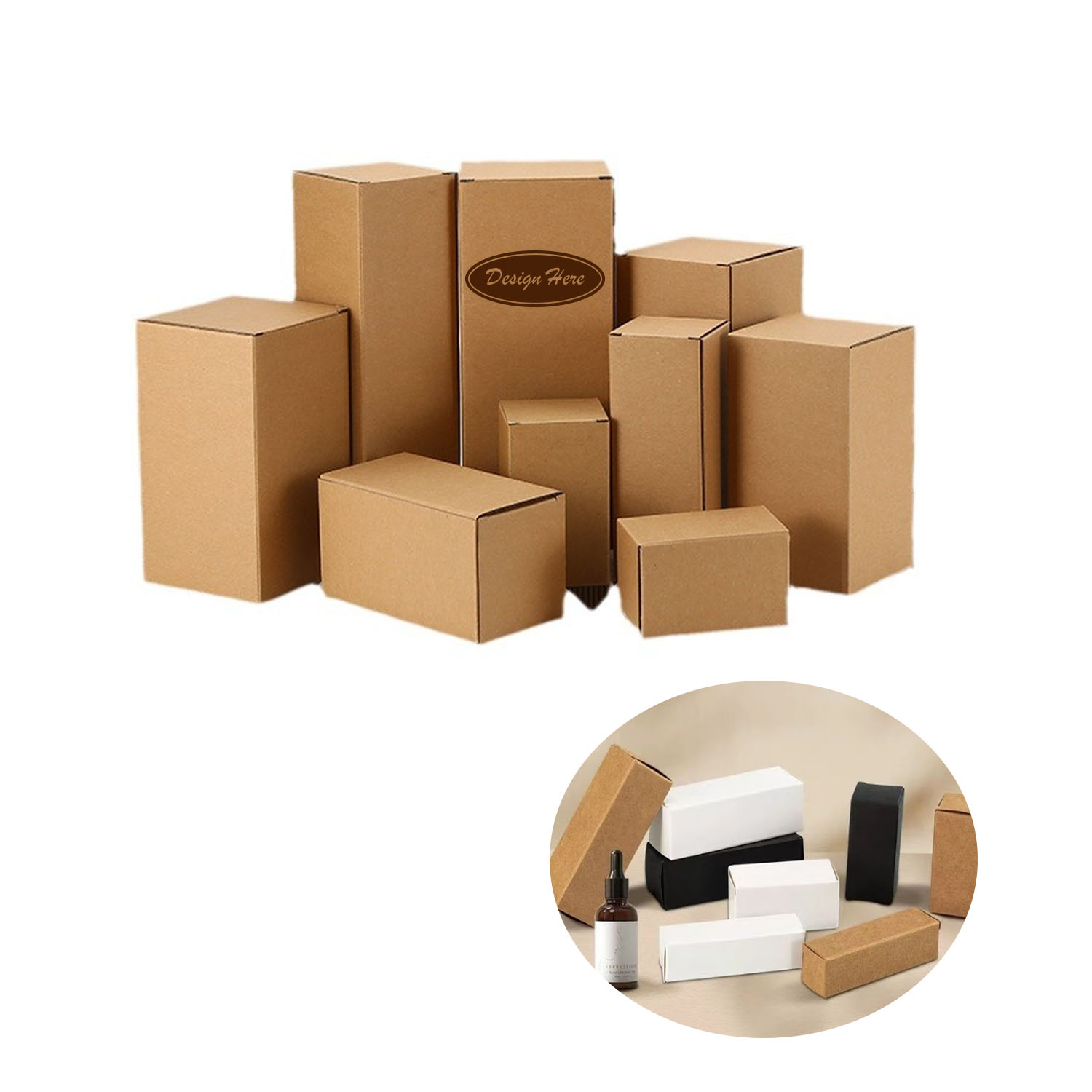 Durable Three-Layer Leather Folding Packaging in Original Color 2