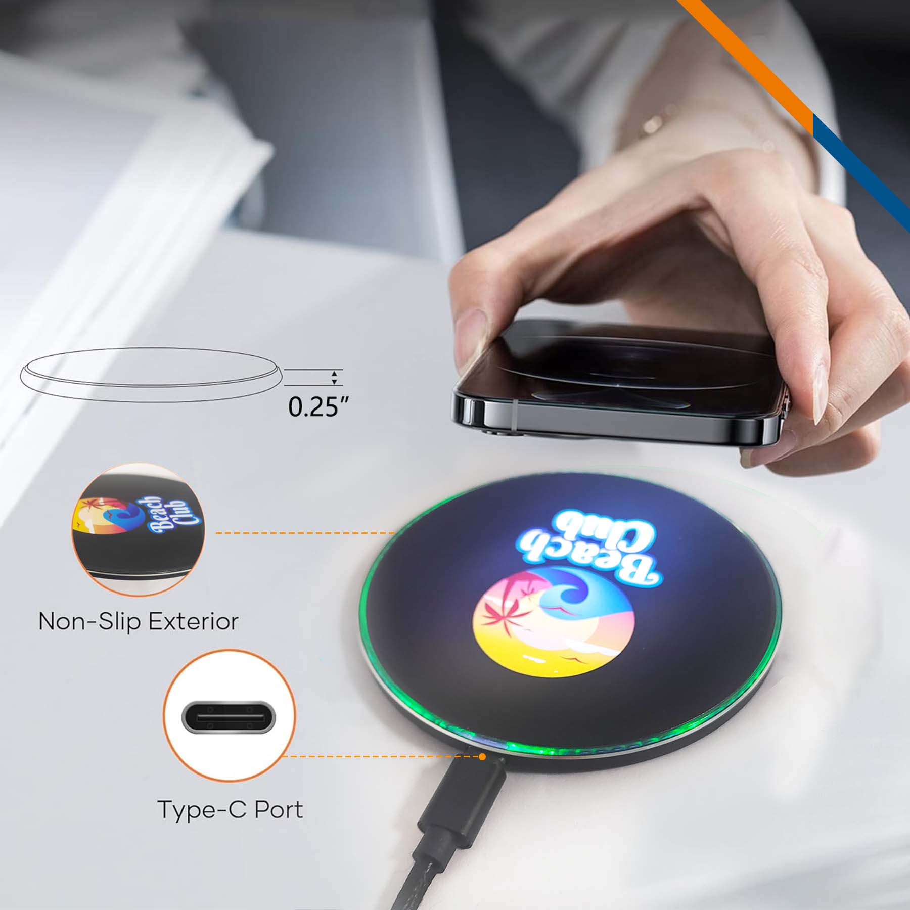 Dlim Light Up Wireless Charger 4