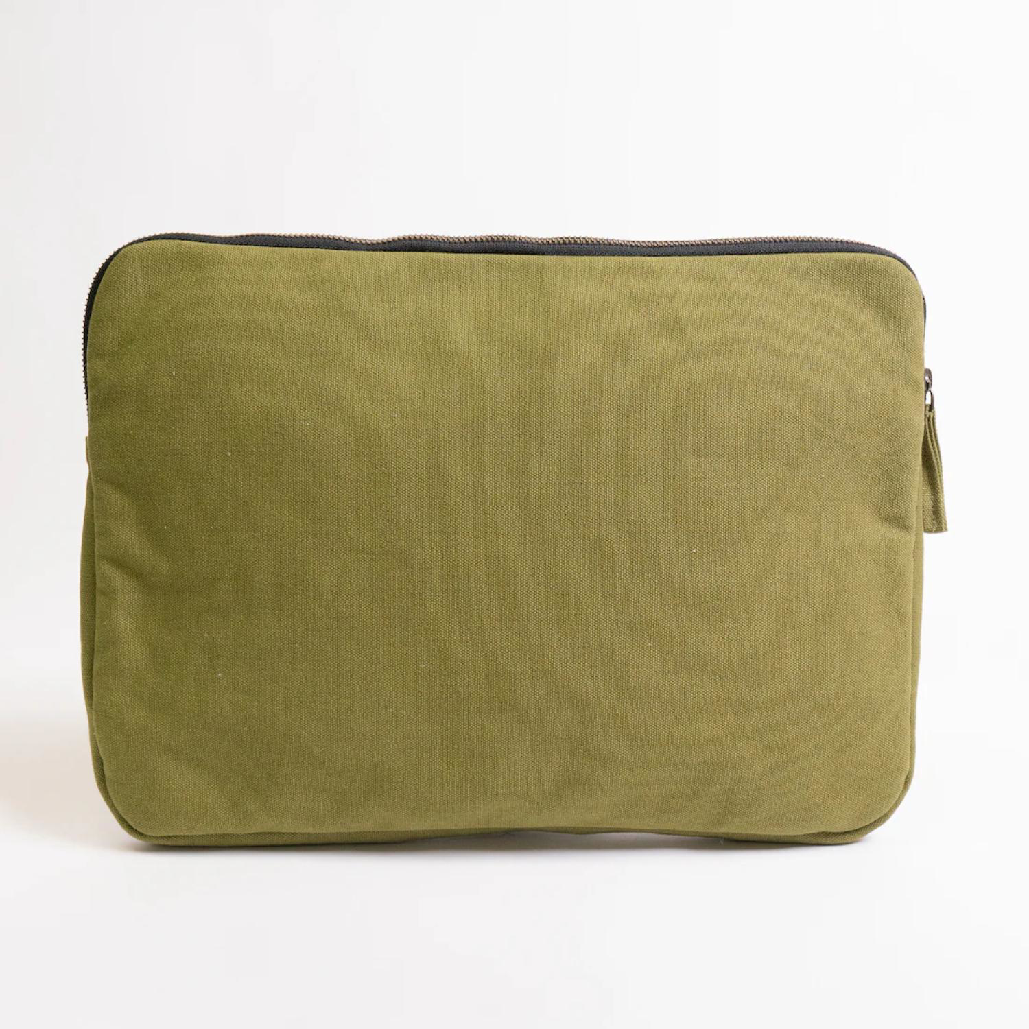 TERRA THREAD® - Erdig 15" Laptop Sleeve Sustainable GOTS & Fair Trade Certified 2