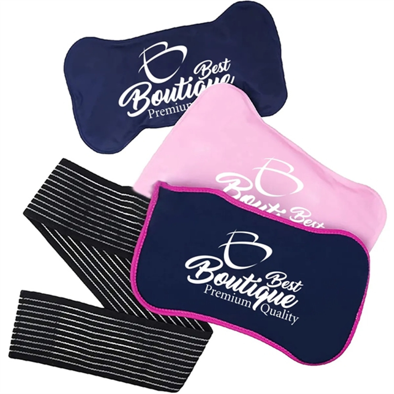 Gel Ice Packs for Sports Injuries with Wrap-Around Strap