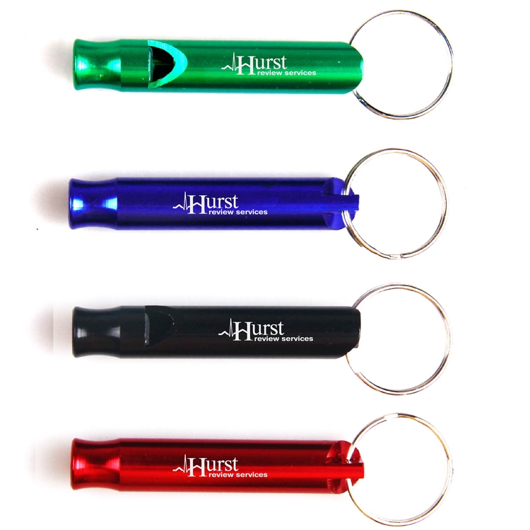 Whistle with Split Key Ring