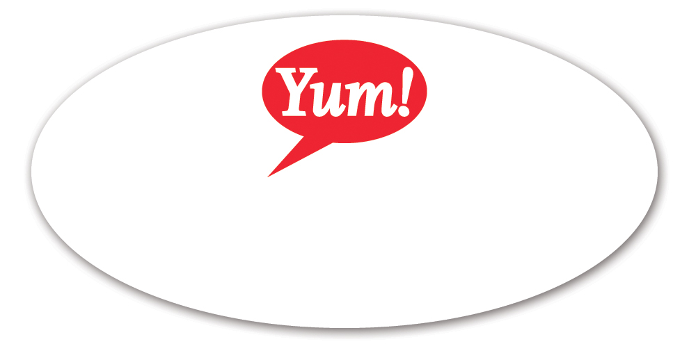 Screen Printed Poly Name Badge (1.5"x3") Oval