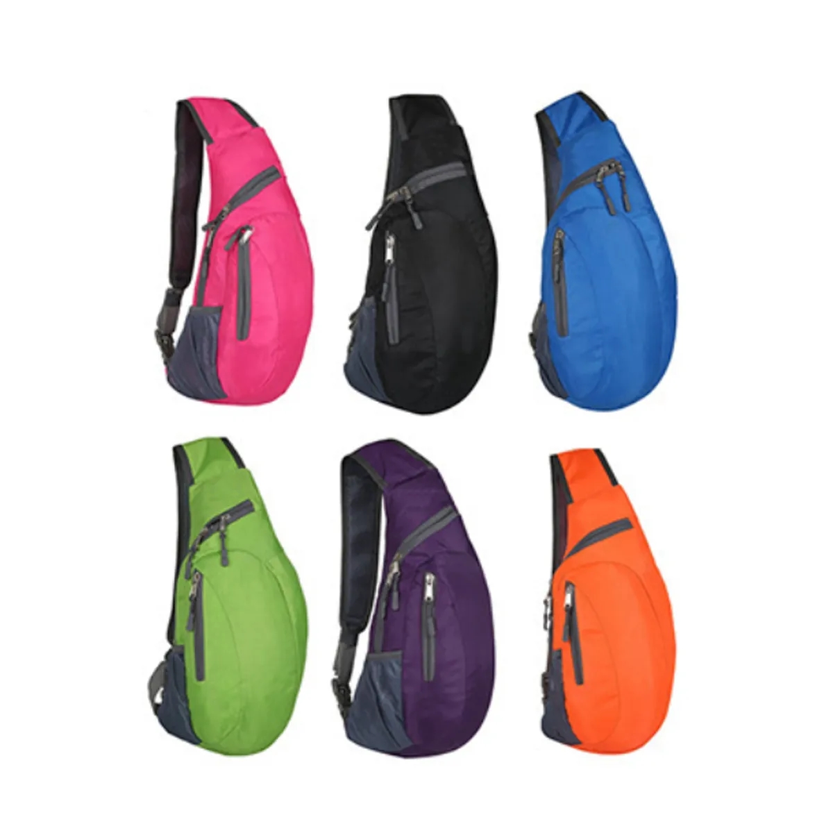 Customizable foldable Crossbody Sling Bag for Travel Outdoor 6
