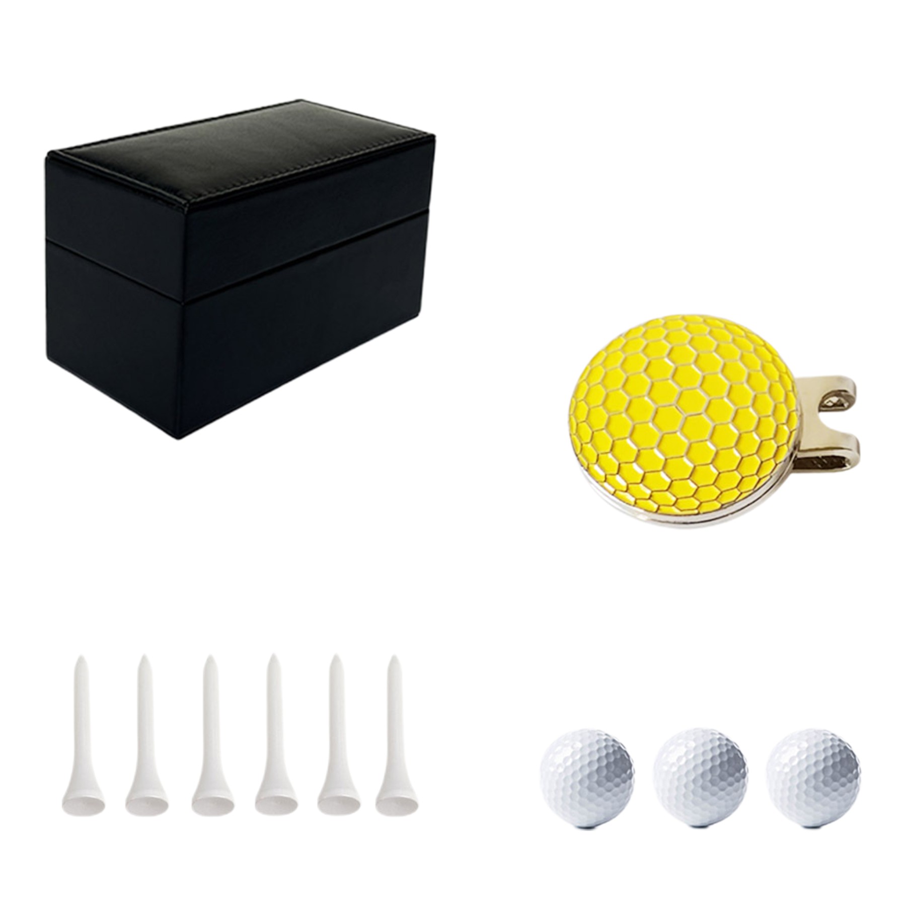 Leather Packaged Golf Balls Diameter 1.67 In 1