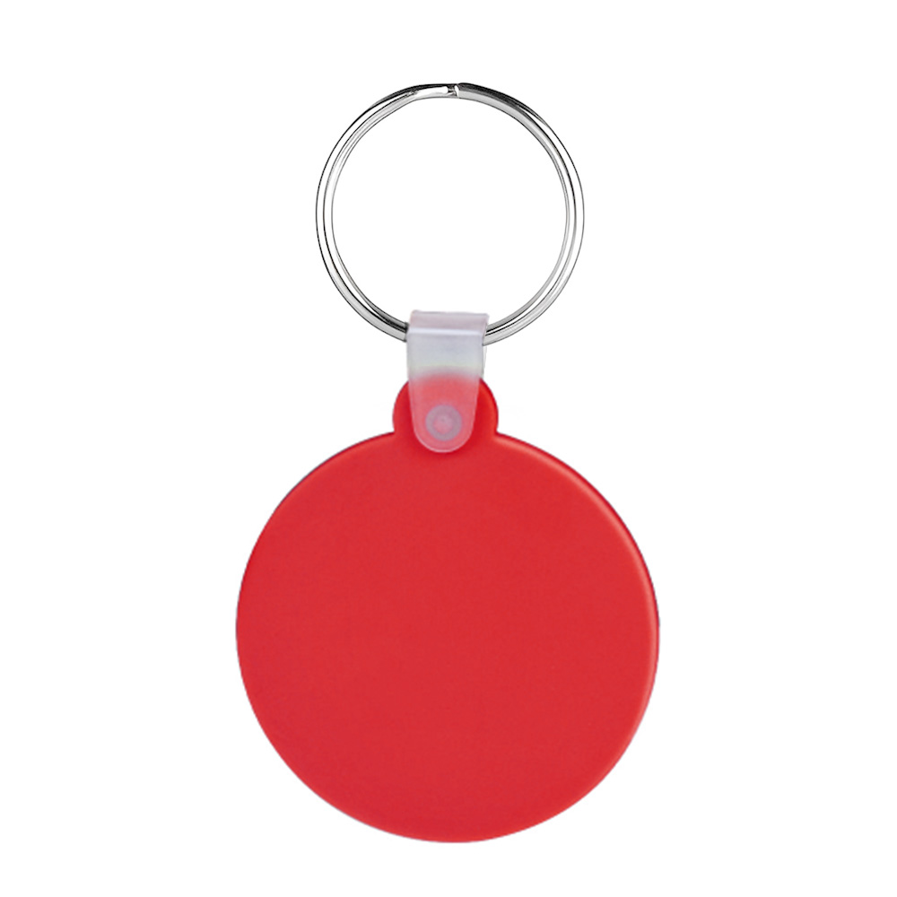 Round Shaped Silicone Keychain 2