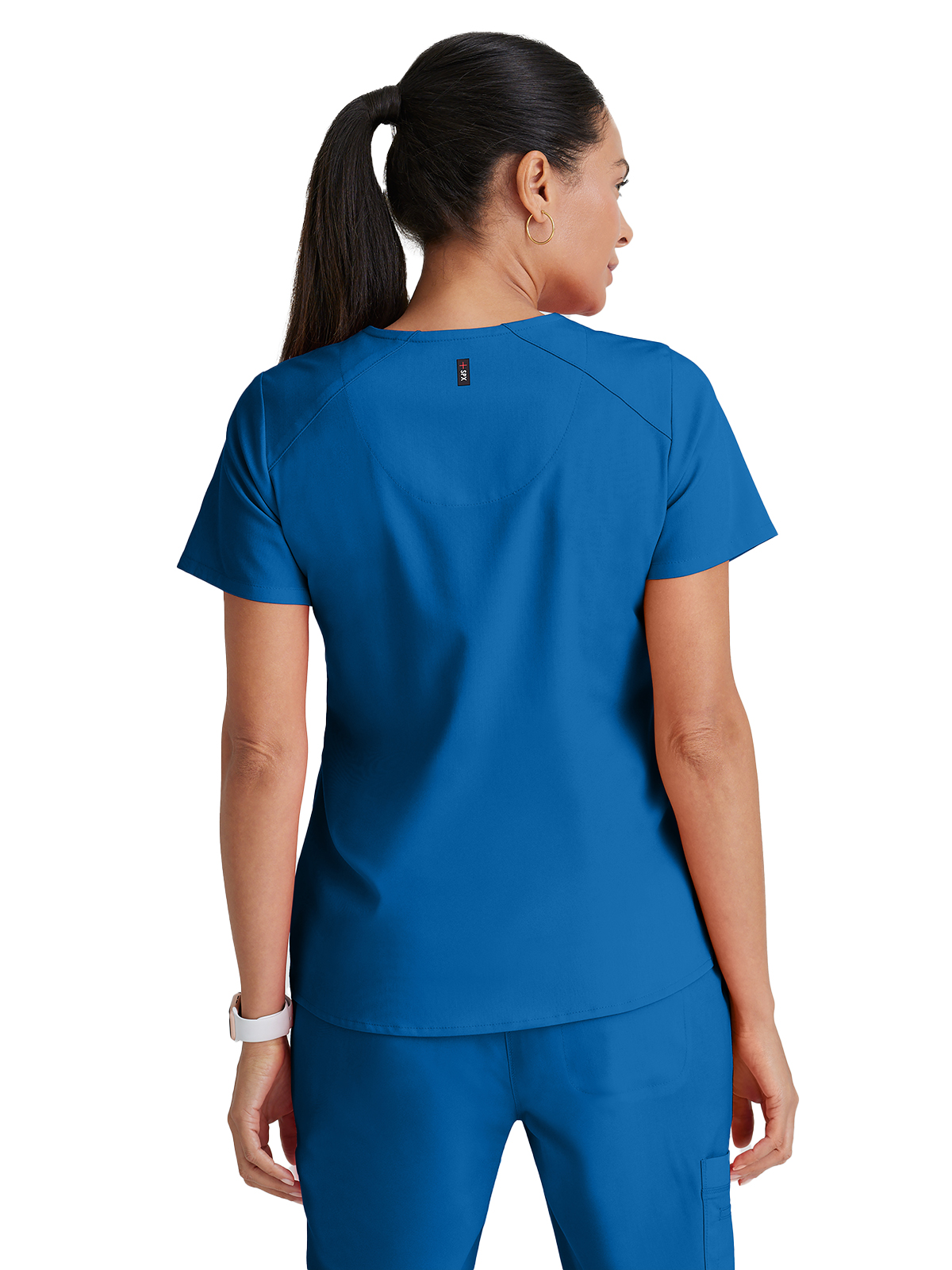 Grey's Anatomy Spandex Stretch - Women's Four-Pocket V-Neck Emma Scrub Top 27