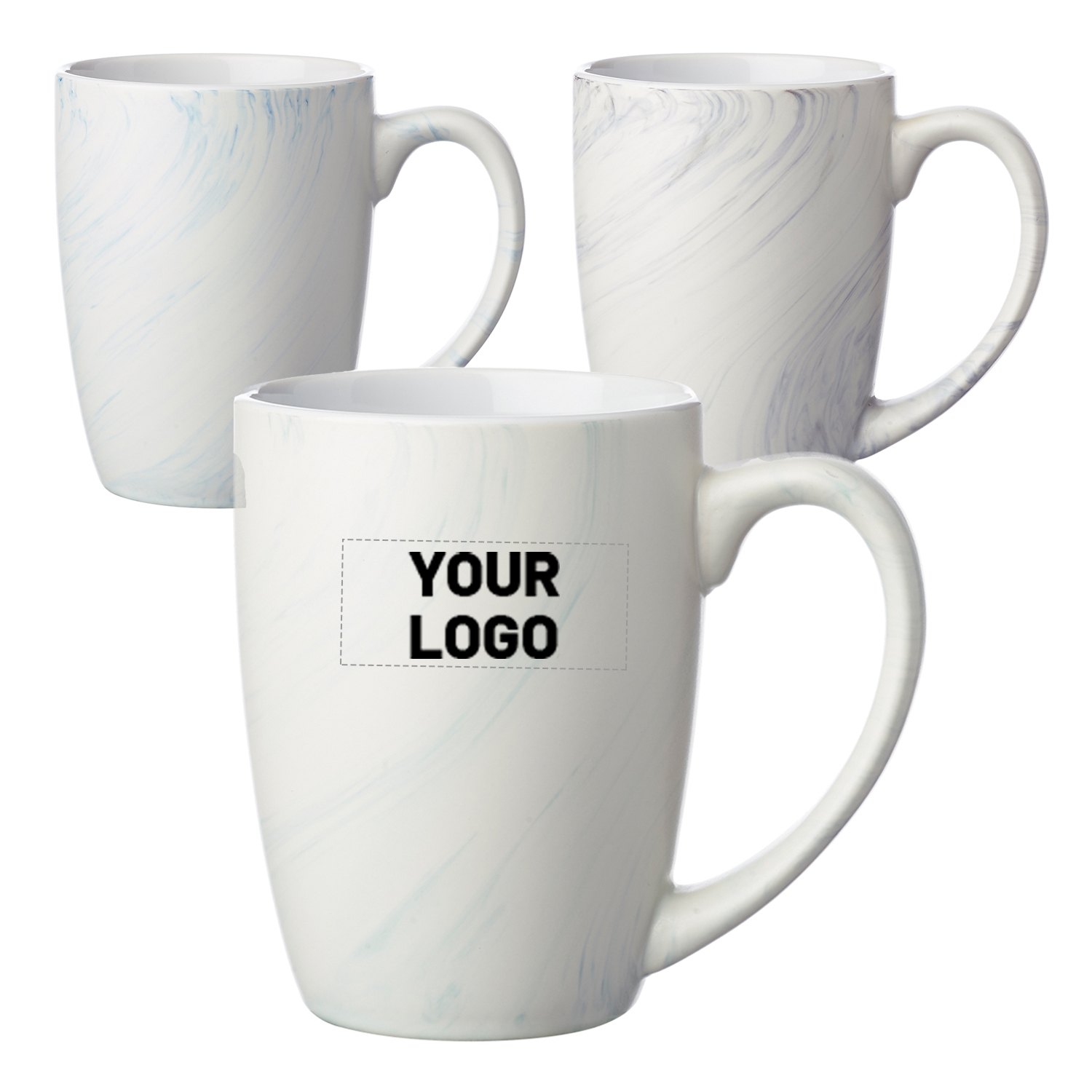 Marble Glaze Ceramic Mug, 10 oz. 2