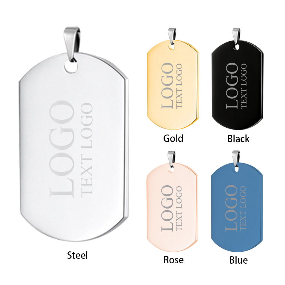 Stainless Steel Metal Dog Tags 4