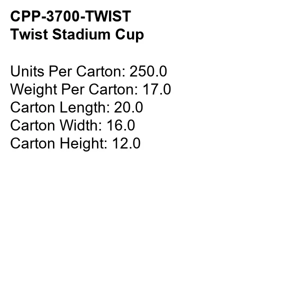 TWIST STADIUM CUP 3