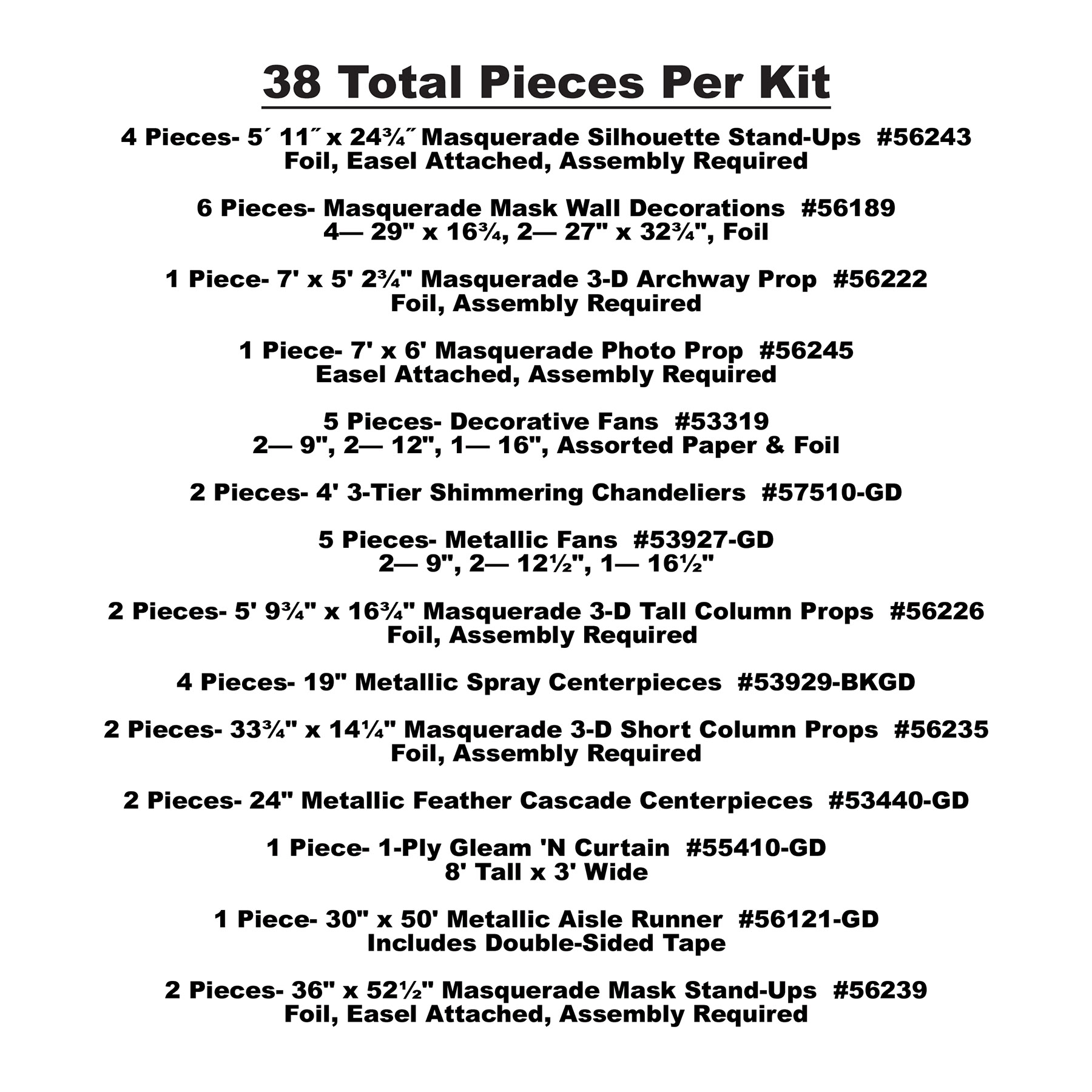 Masquerade Prom Kit 2