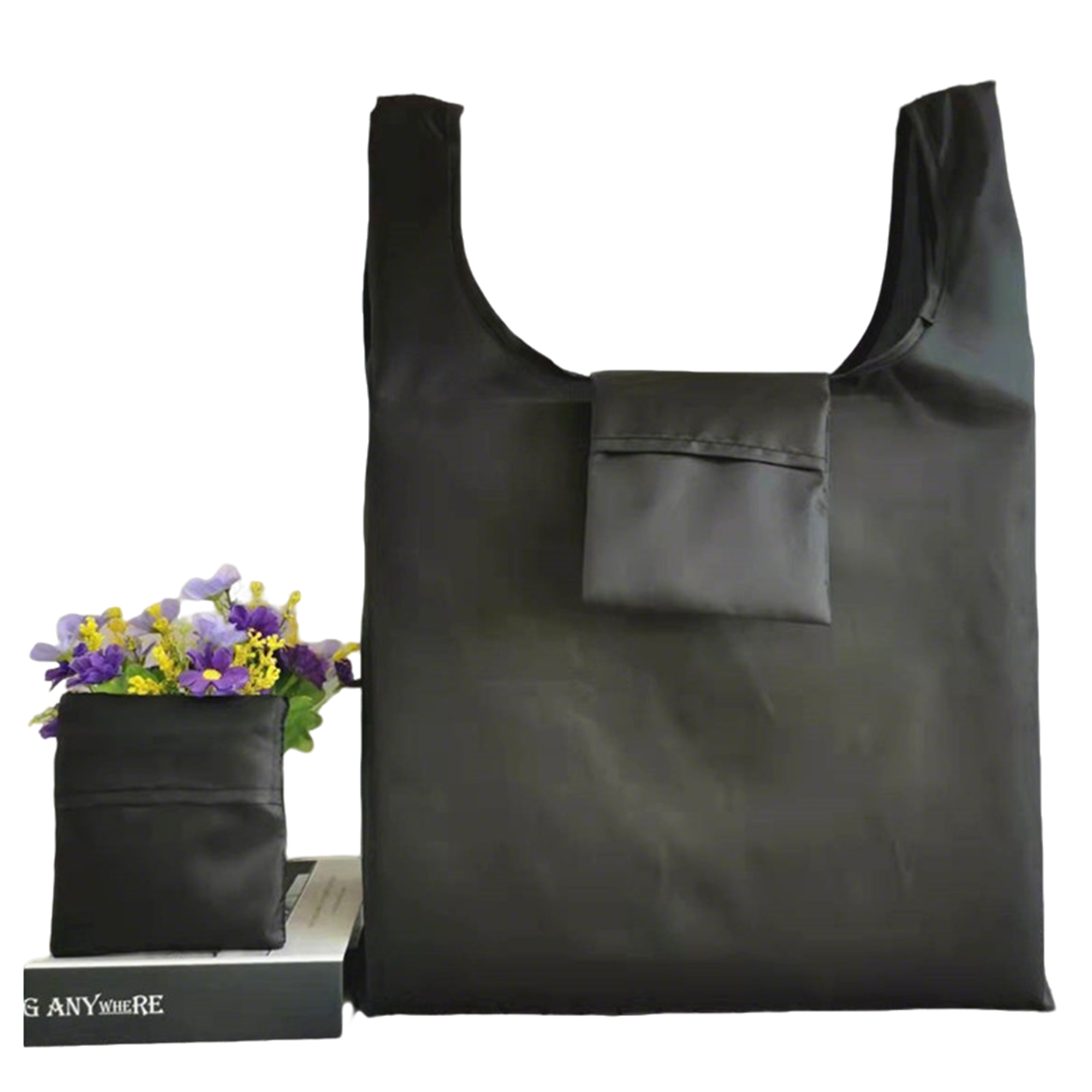 210D Oxford Folding Shopping Tote 20.9" Length x 15" Width 4