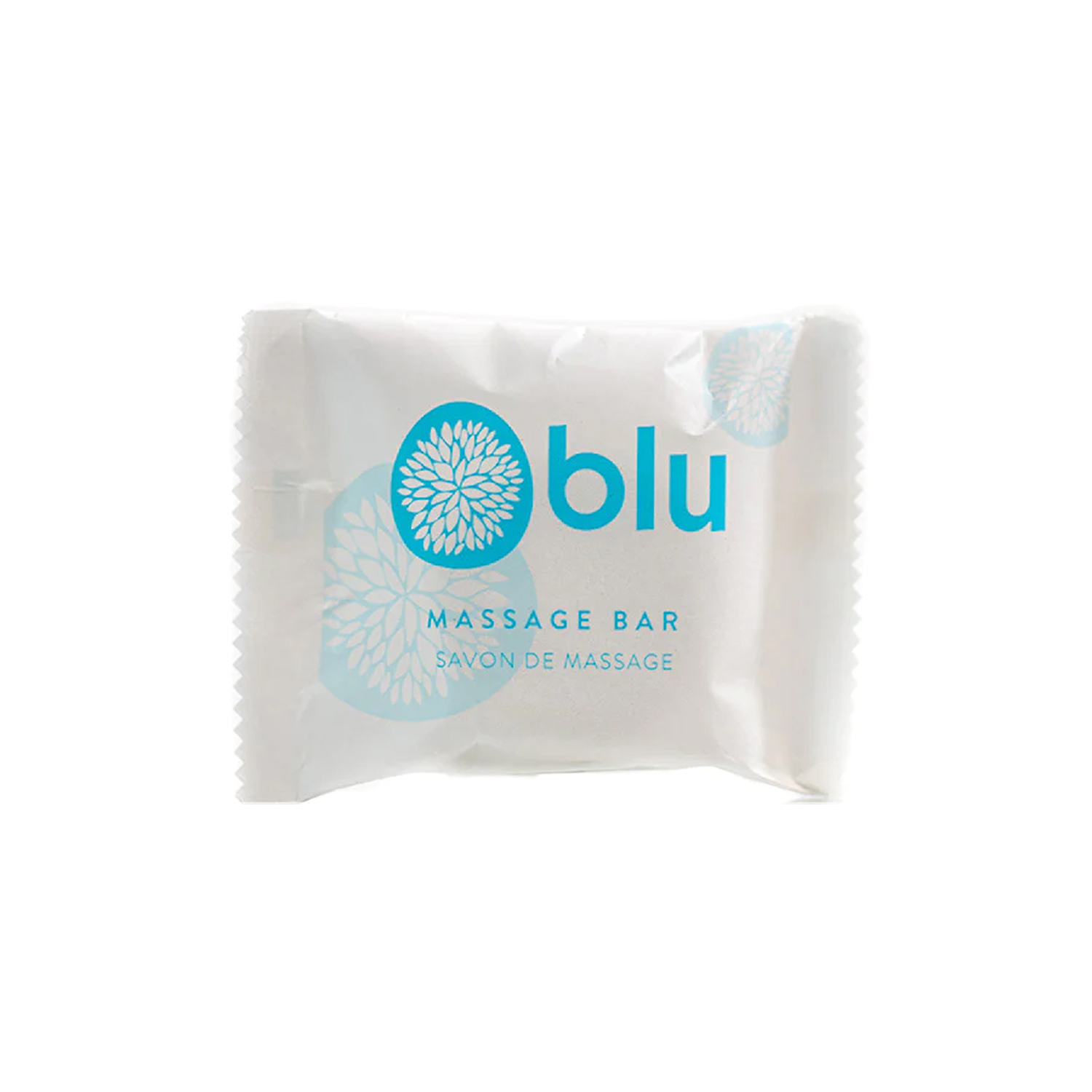 Blu Round Massage Soap Bar (Sachet Wrap) 1 oz. 1