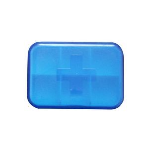 6 Compartment Cross Pill Case Tablet Box Organizer 2