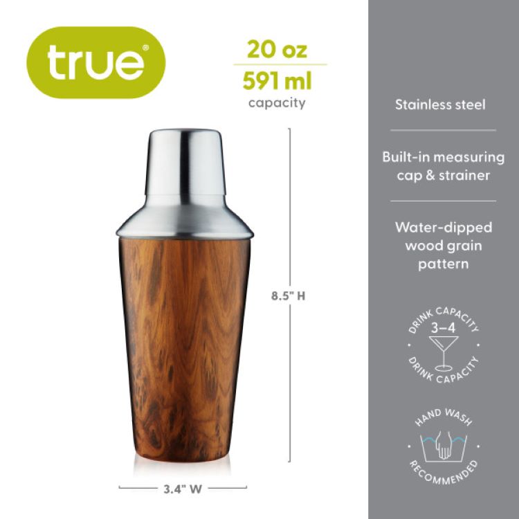 True® Wood Pattern Shaker 4