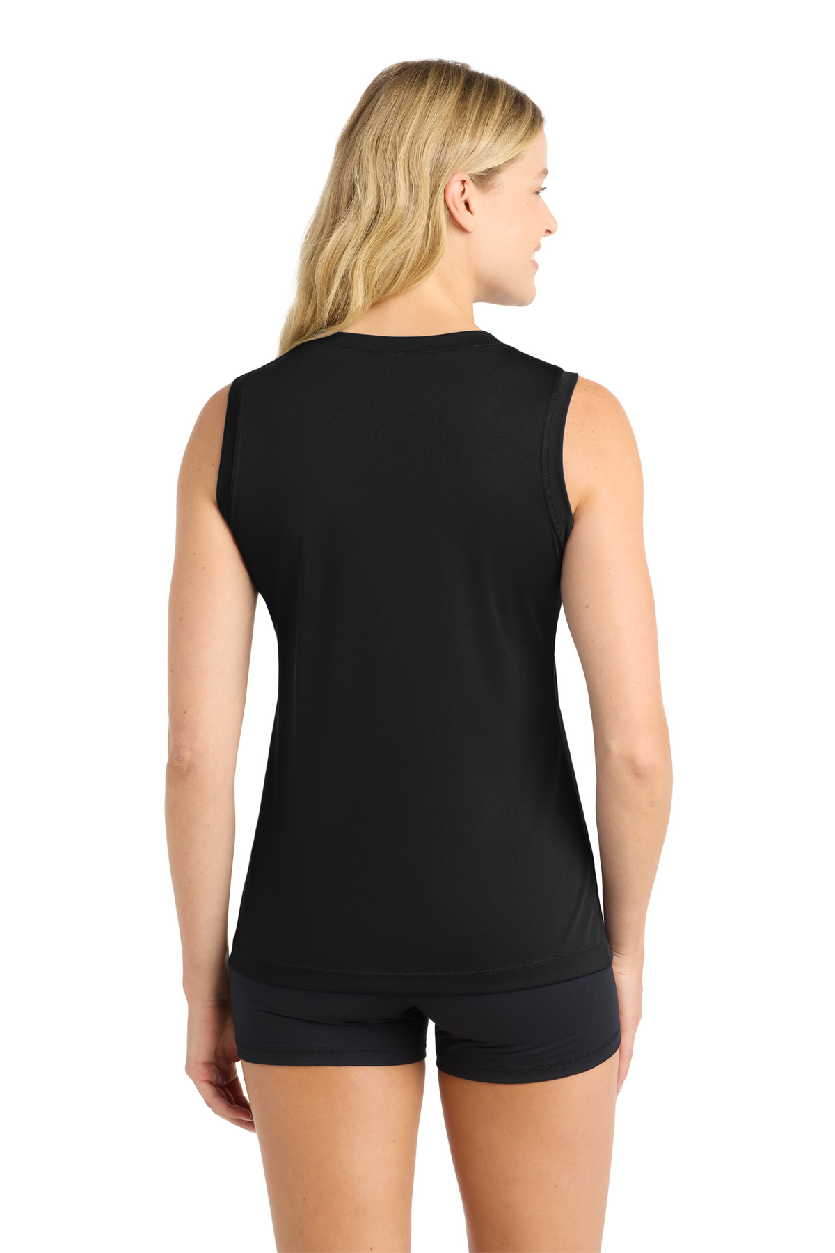 Sport-Tek Women's Sleeveless PosiCharge Competitor V-Neck Tee. LST352 22