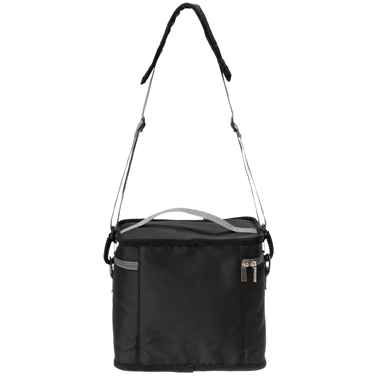 Insulated 6 Can Cooler Bag w/ Top Handle & Strap 7