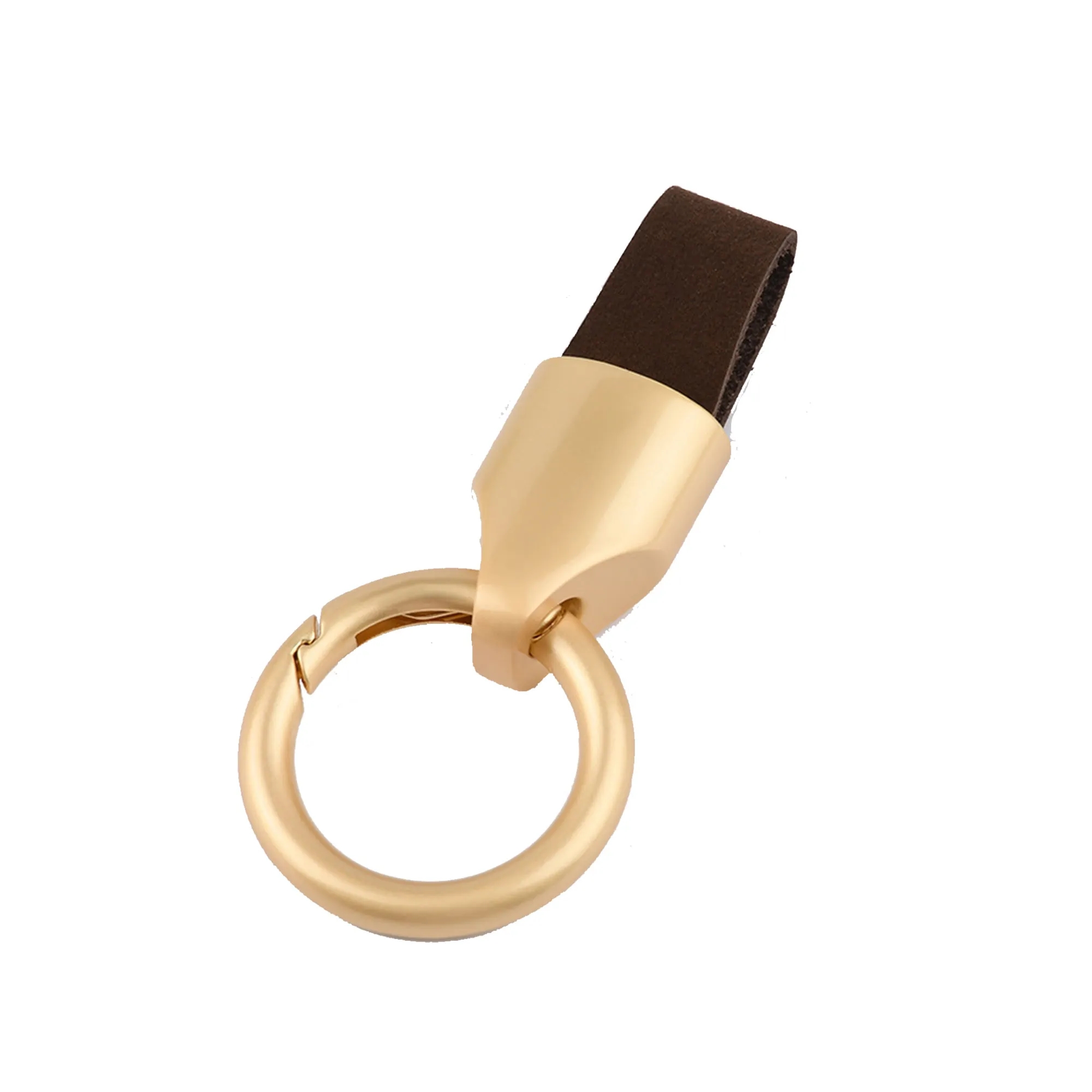 Genuine Leather Keychain for Car Home Key Ring 6