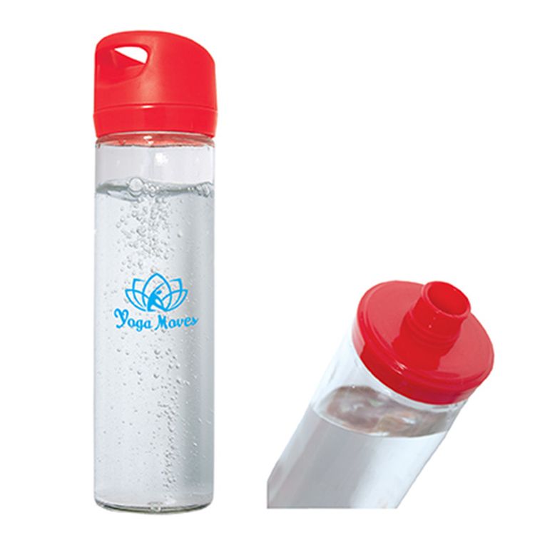 500 Ml. (17 Fl. Oz.) Single Wall Glass Water Bottle 1