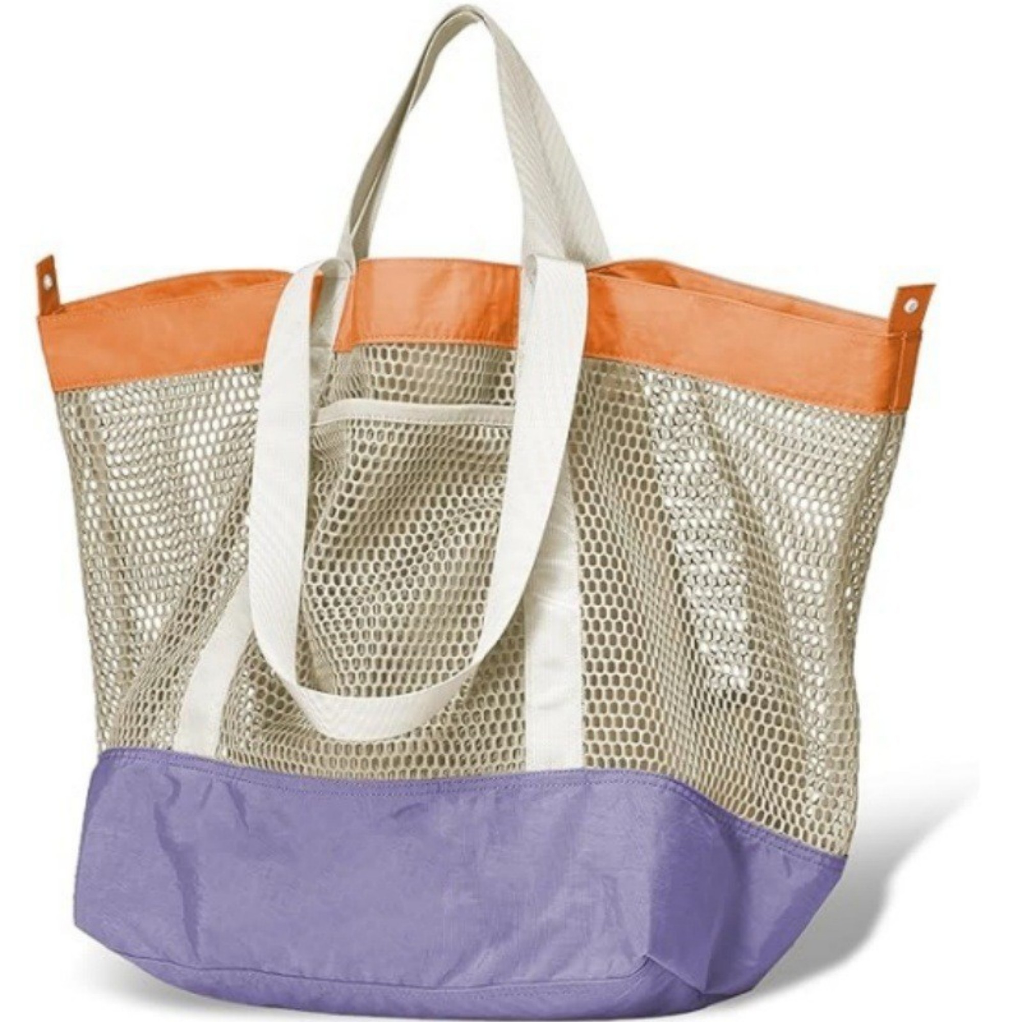 Large Mesh Beach Bag, custom tote bag with logo imprint 5