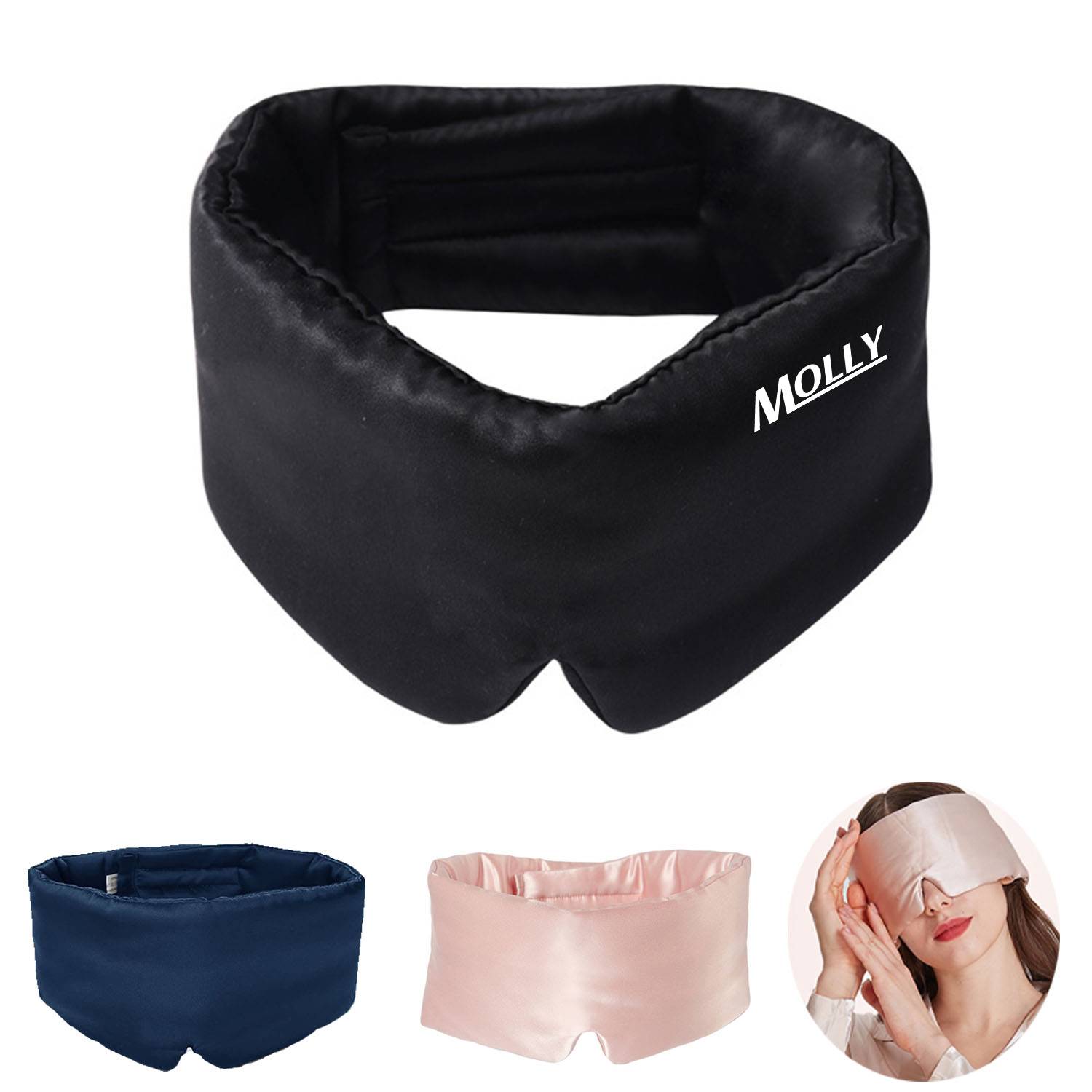 Serenity Full-Coverage Satin Sleep Mask