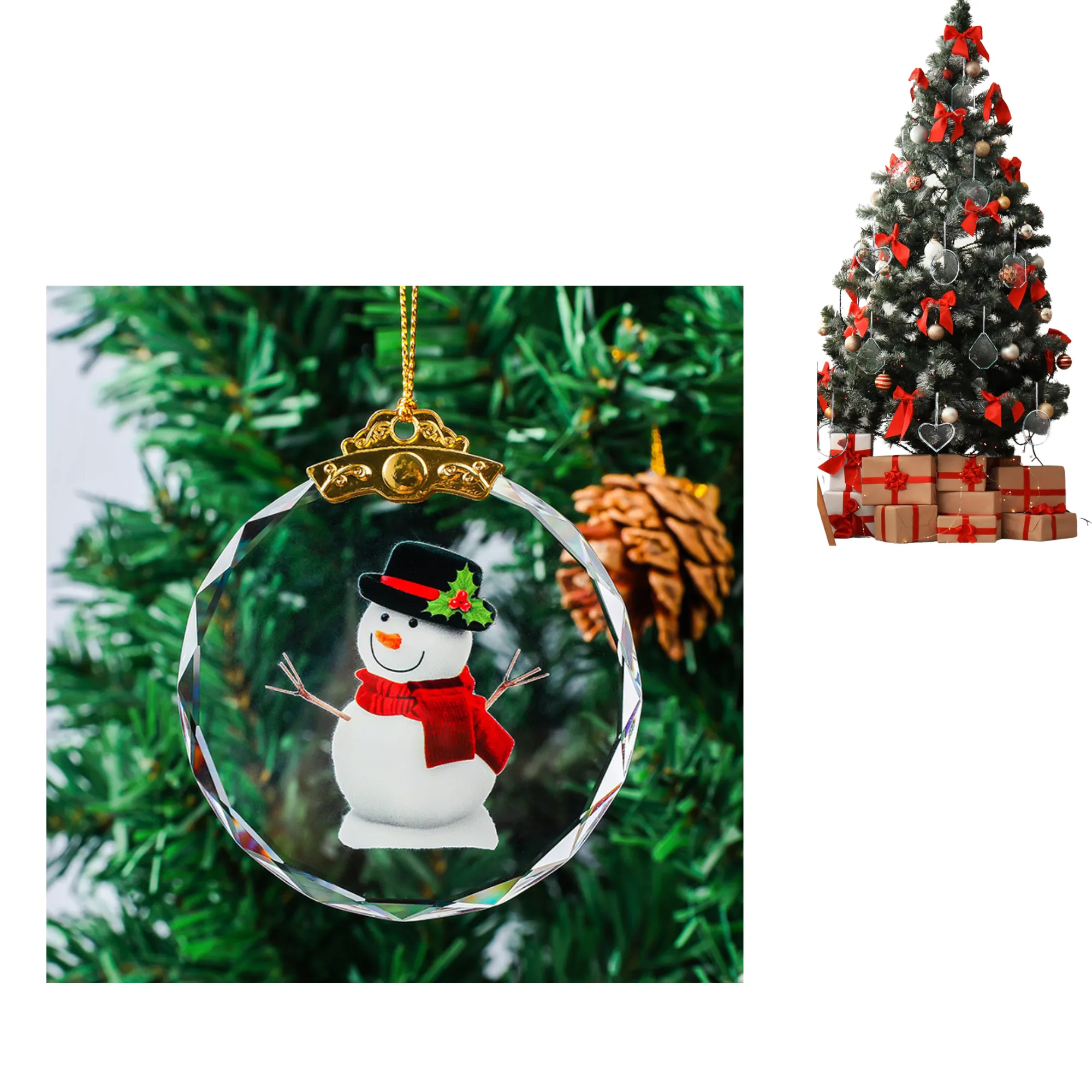 Oval Jade Glass Keepsake Ornaments 3