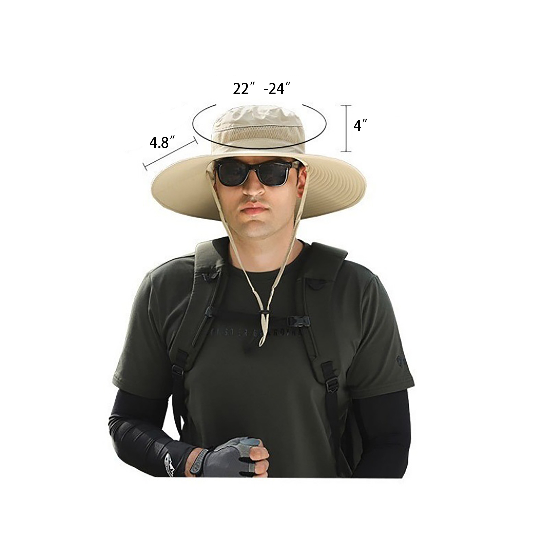 Solar Powered Cooling Fan Hat 6