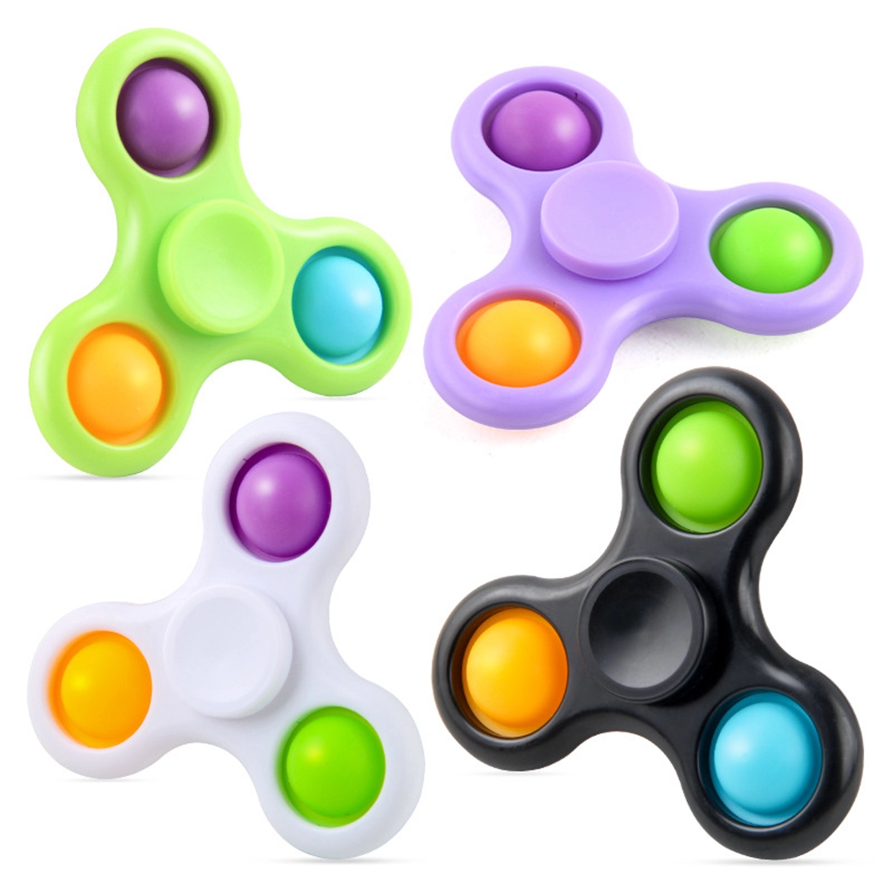 Push Pop Rotatable Fidget Spinner Toy 23