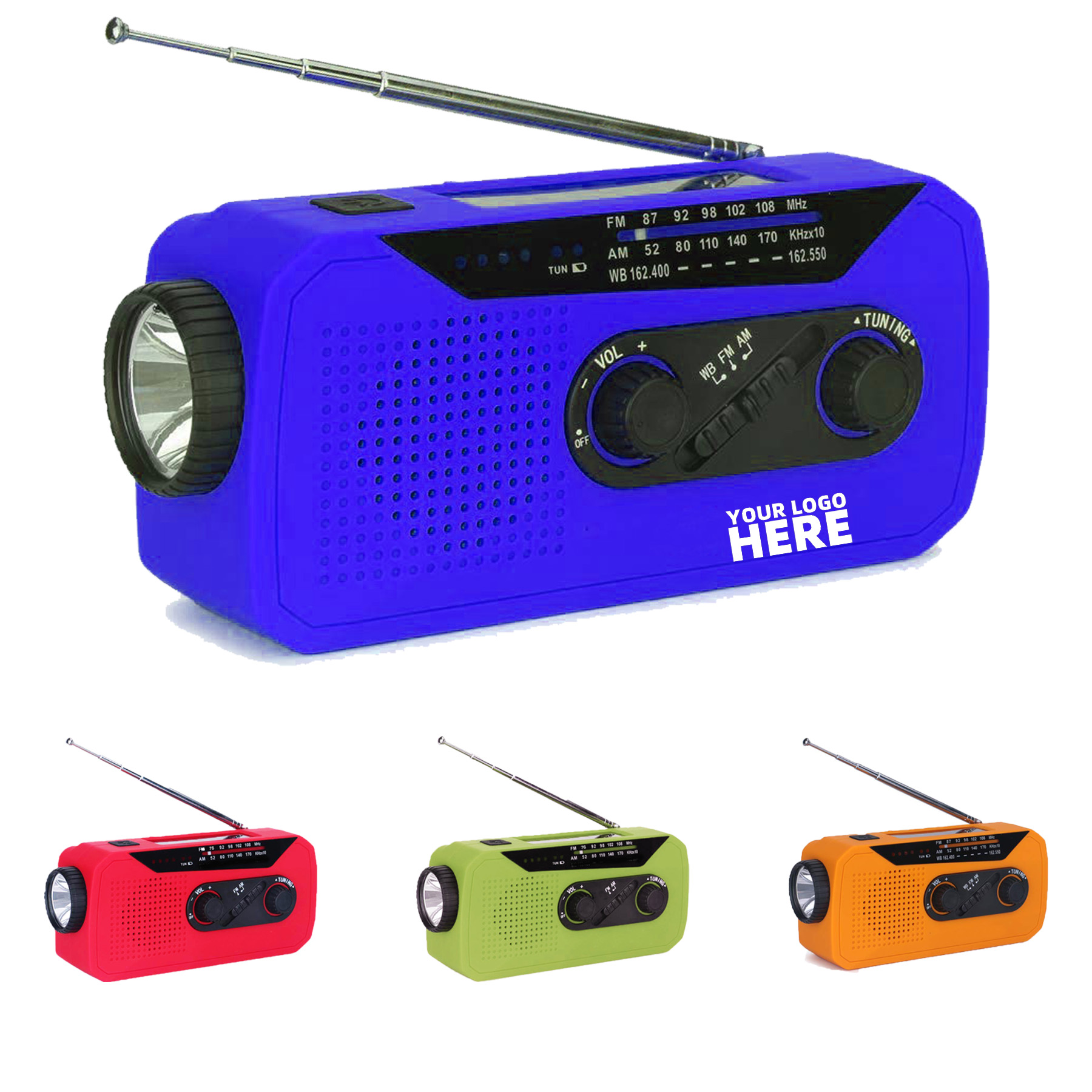 Hand Crank Portable Solar Radio 1