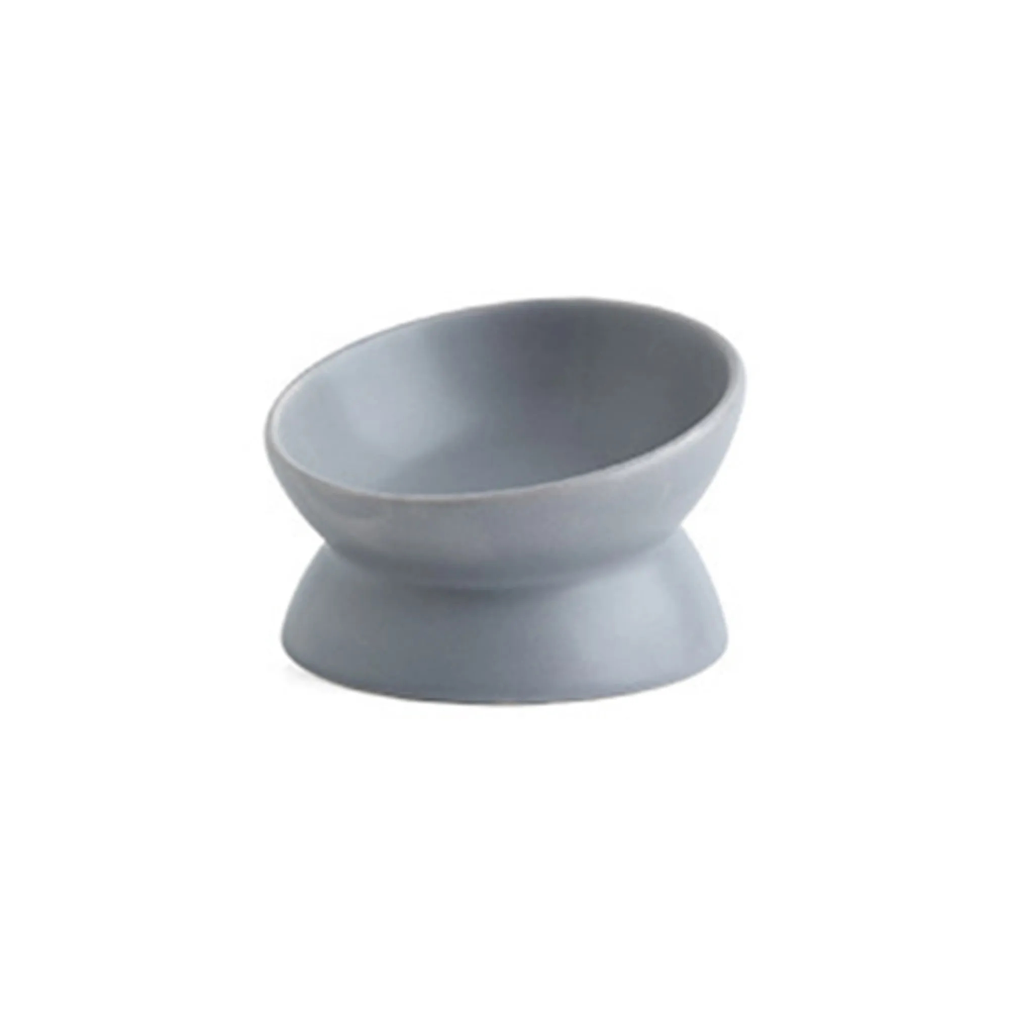 Ceramic Cat Bowl With Diagonal Foot 2