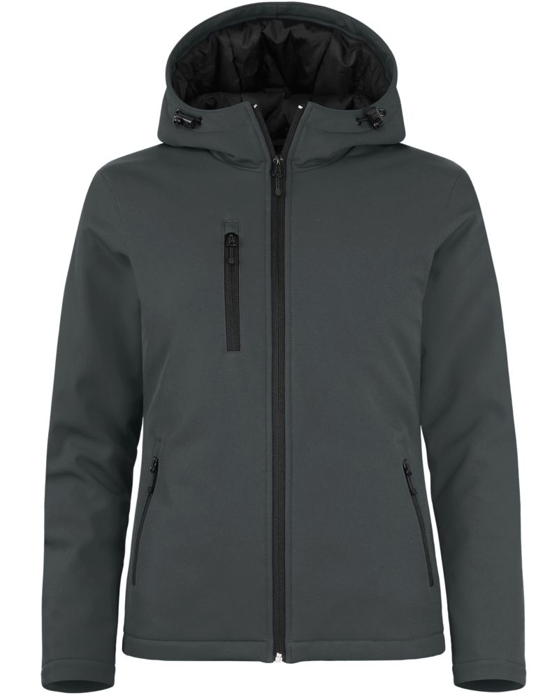 Clique Equinox Insulated Softshell Womens Full Zip Hooded Jacket 31