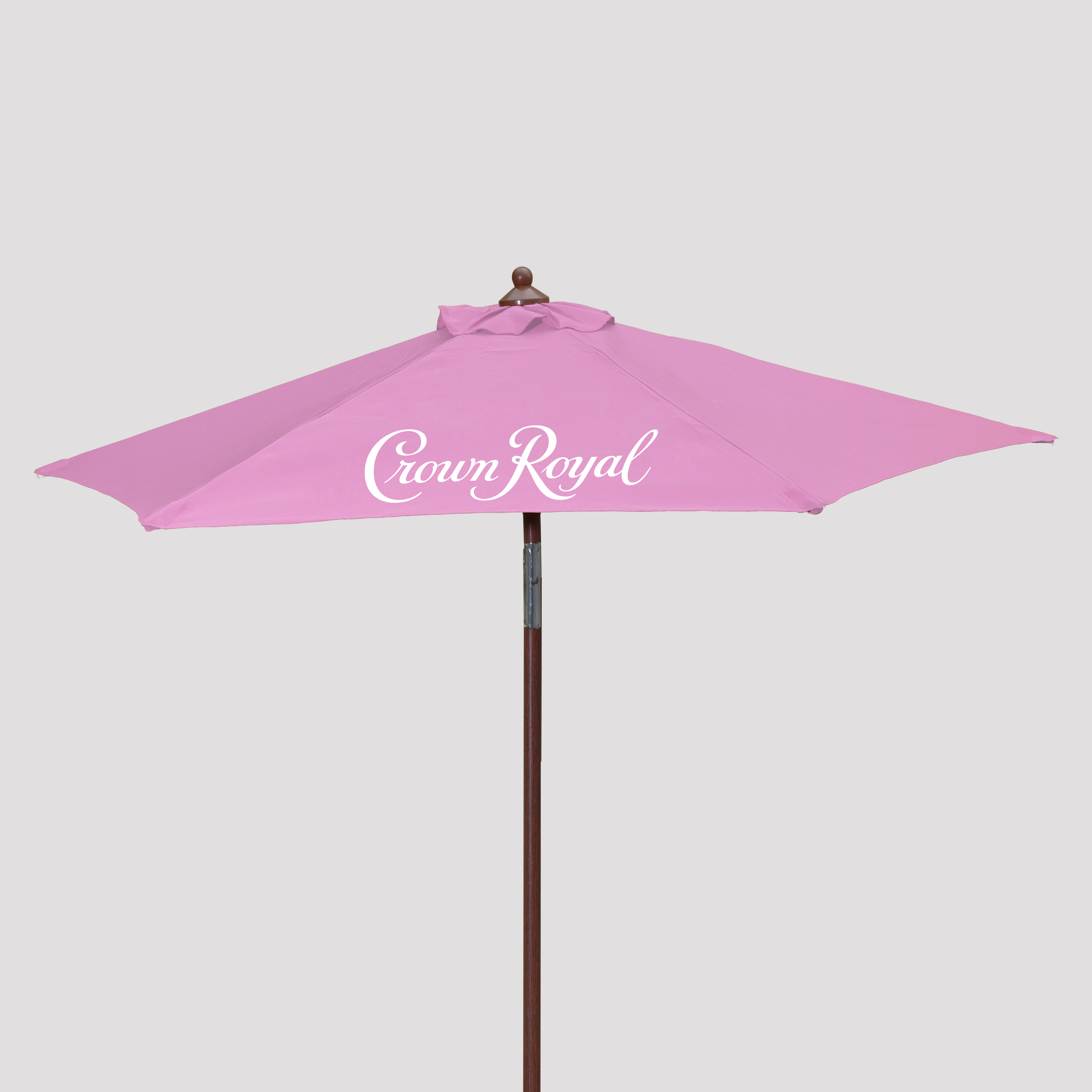 7' Wood Look Market Umbrella with Tilt