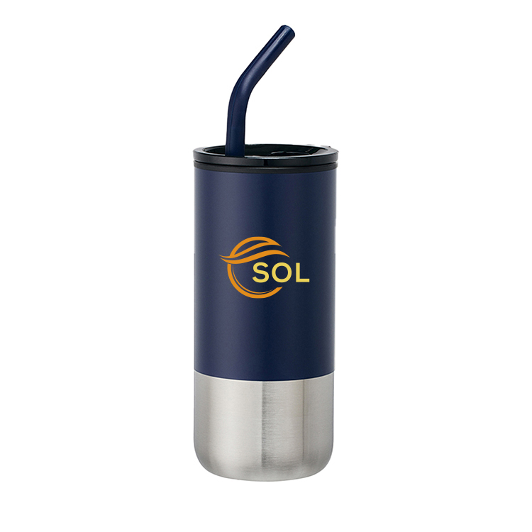 18oz Dillon Double Wall Plastic Straw Tumbler 16