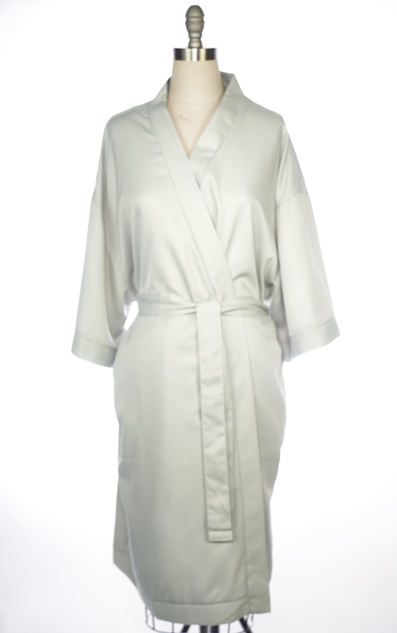 Microfiber Unlined Kimono Bathrobe 4