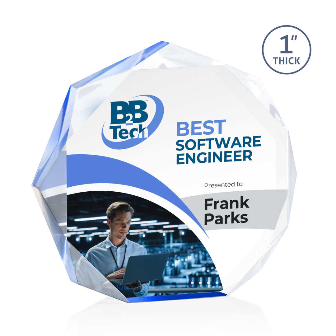 Piedmont VividPrint™ Award - Blue 8