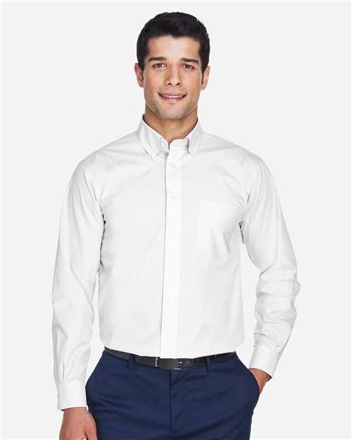 Men's Crown Collection® Broadcloth Woven Dress Shirt - D620 30