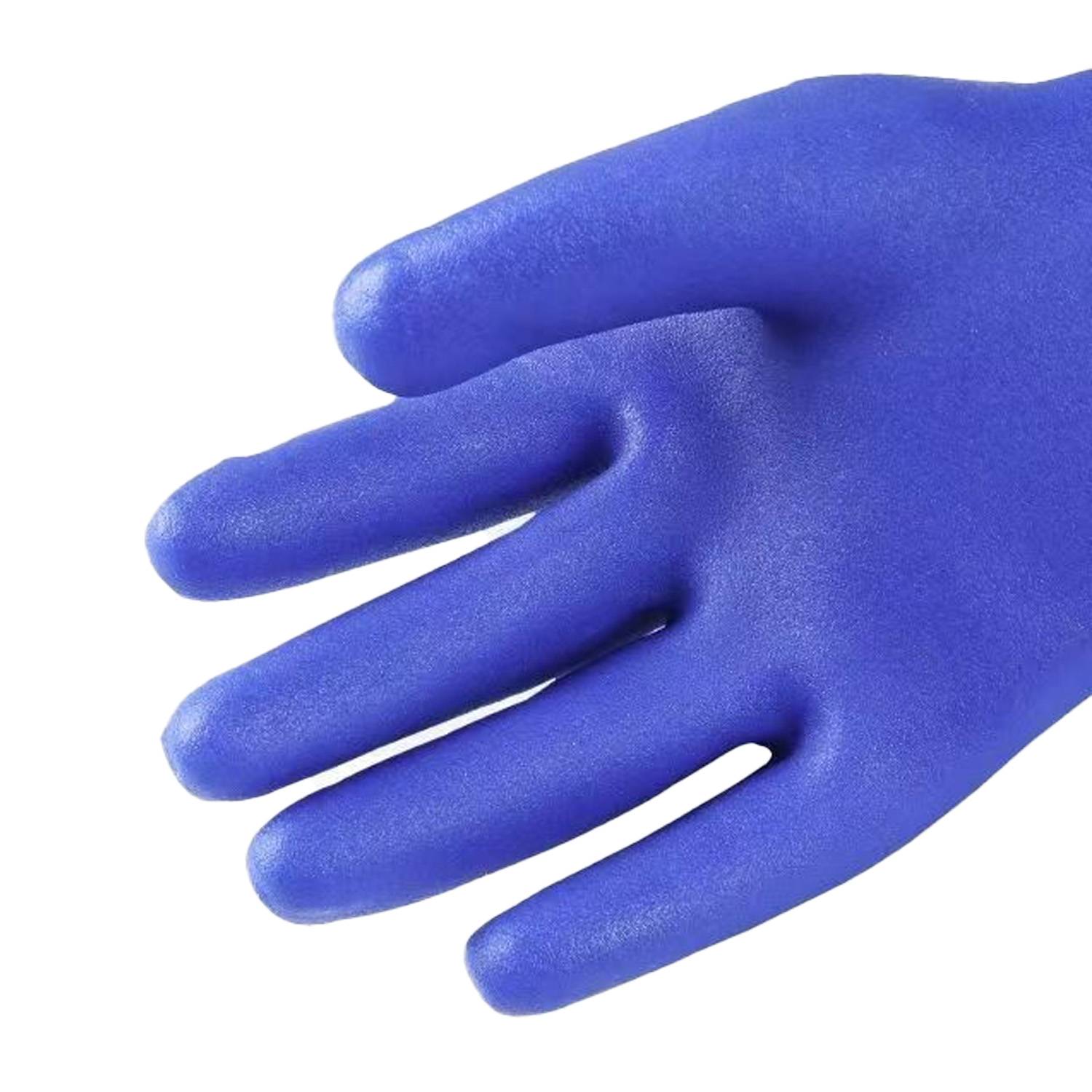 Waterproof Oil-Resistant PVC Work Gloves 1