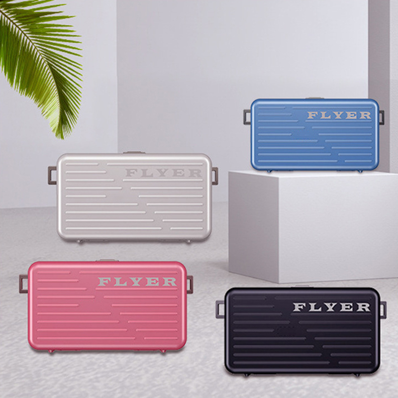 Suitcase Shape Waterproof Makeup Bag 8