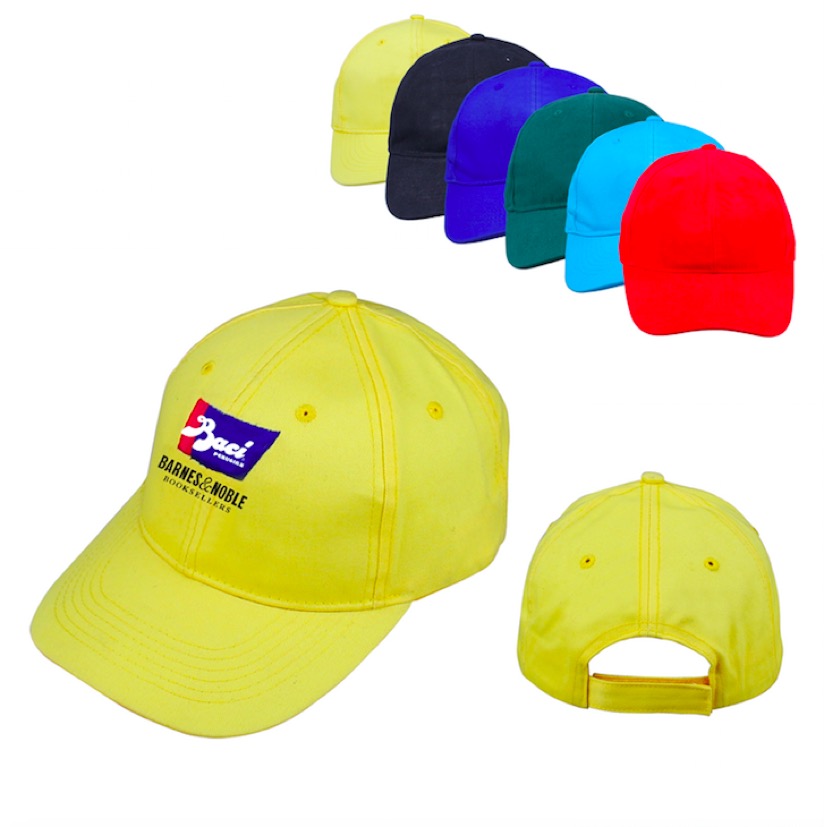 6 Panel Cotton Twill Baseball Cap 1
