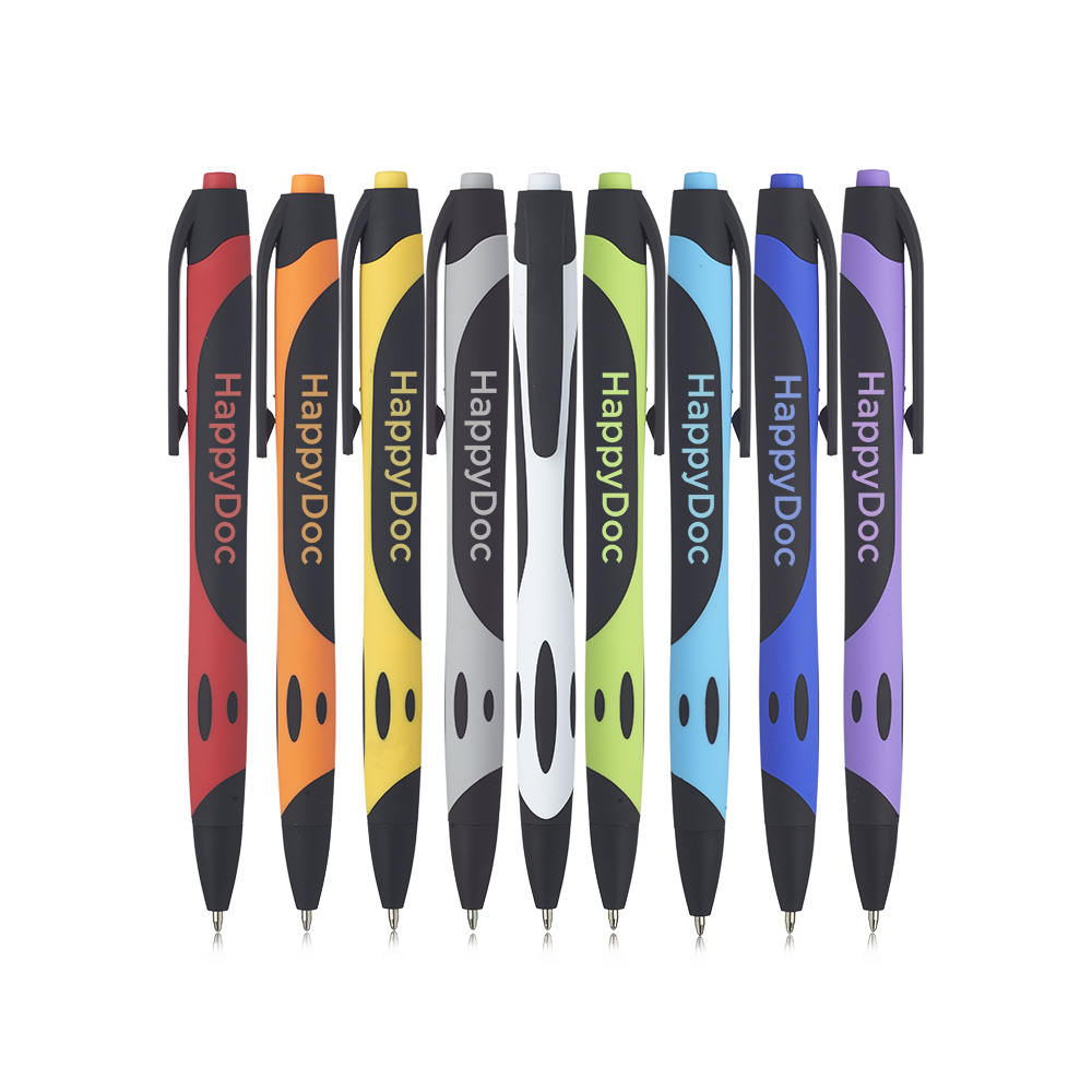 Rubberized Plastic Pen 7