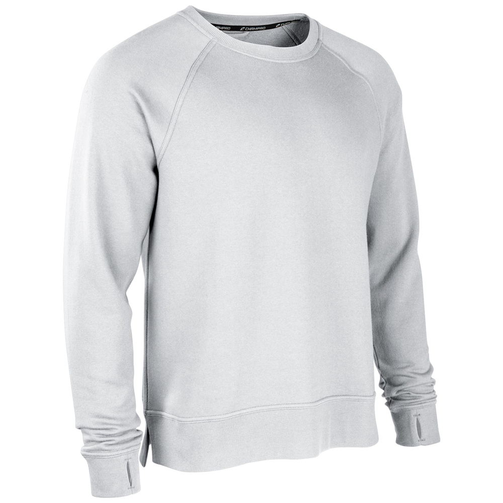 Victory Fleece Men's Split Hem Crew, custom hoodie or sweatshirt with logo imprint 10