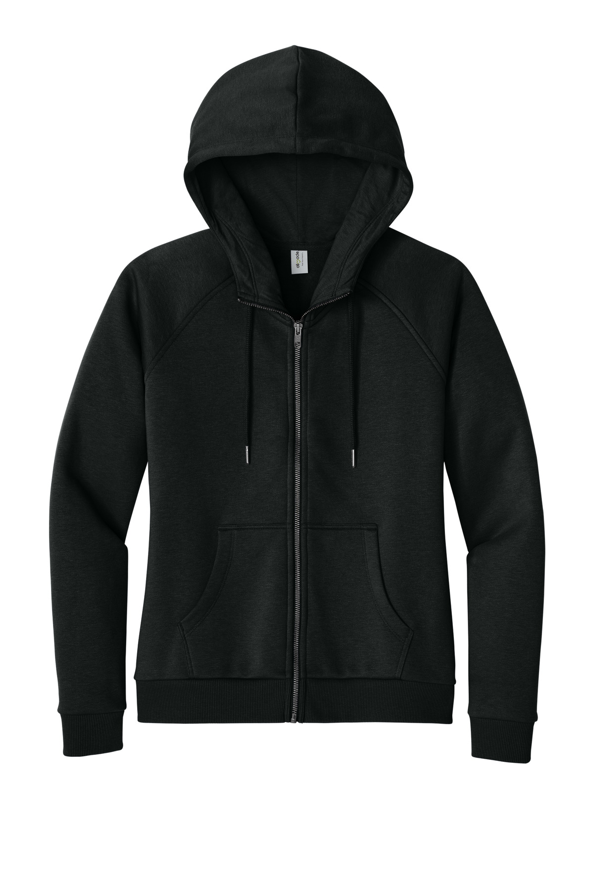 Allmade Women's Organic CVC Fleece Full-Zip Hoodie AL5003 23