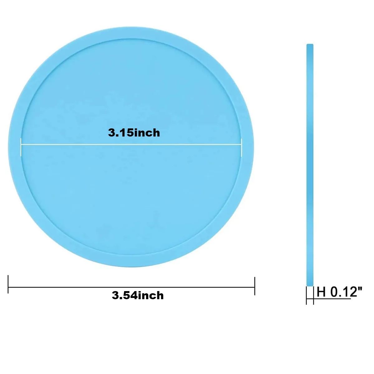 Custom Silicone Coasters 4
