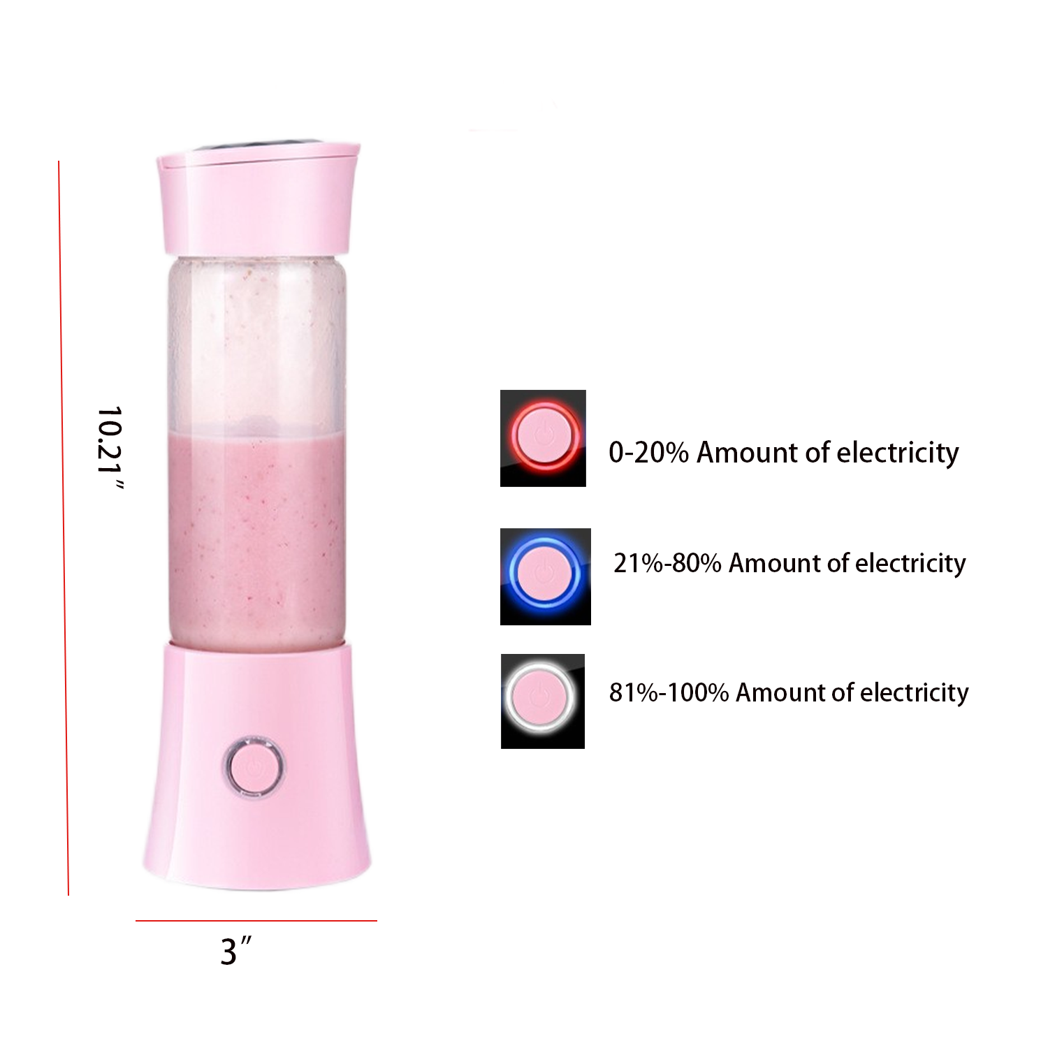 Beach Personal Blender For Shake And Smoothies With 6 Blades 4
