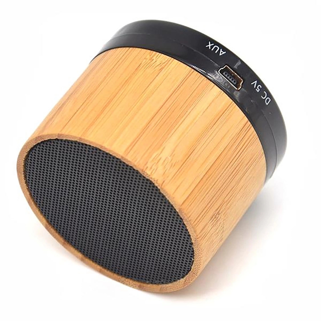 Solid Hand Carved Bamboo Wood Bluetooth Portable Speaker 5