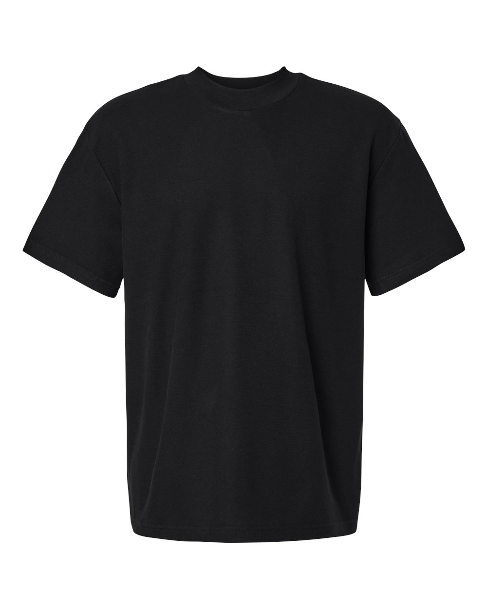 Unisex Pique Mock Neck Tee - 1PQ 30