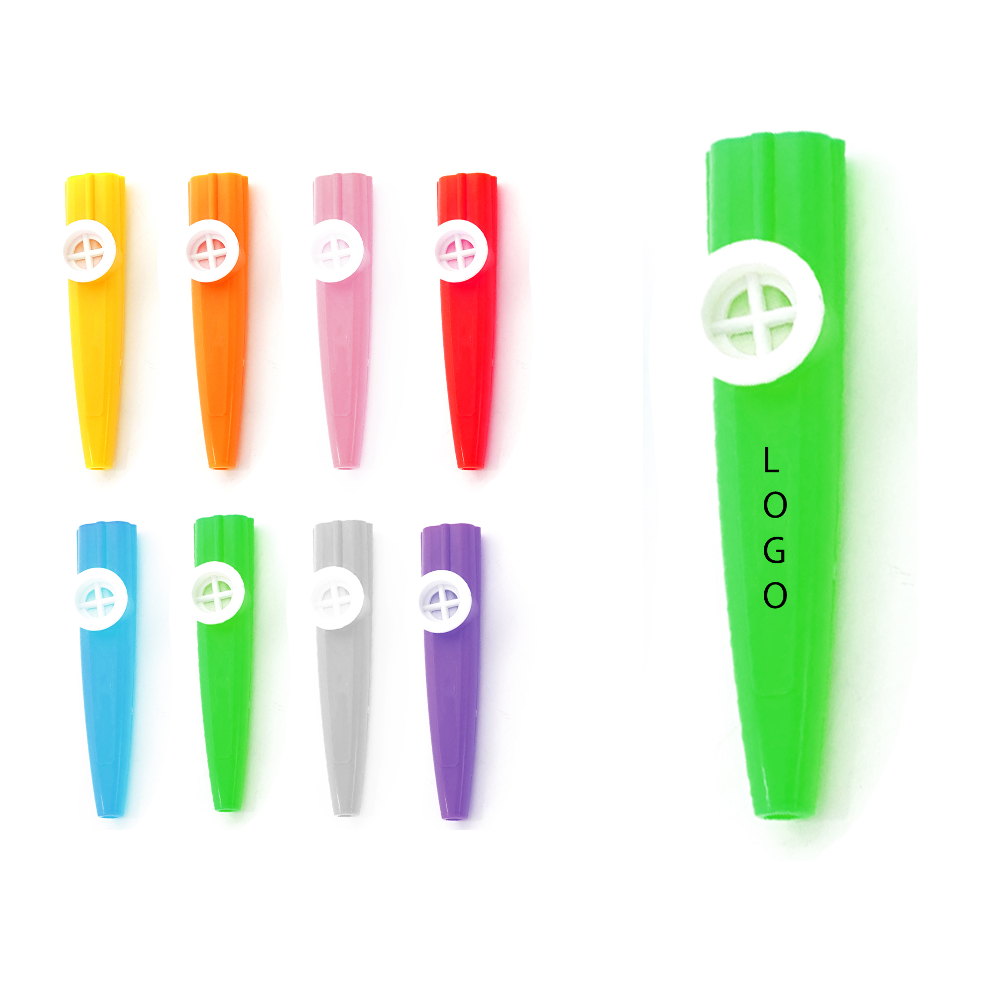Multicolored Children's Toy Kazoo 2